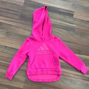 Adidas pink toddler hoody